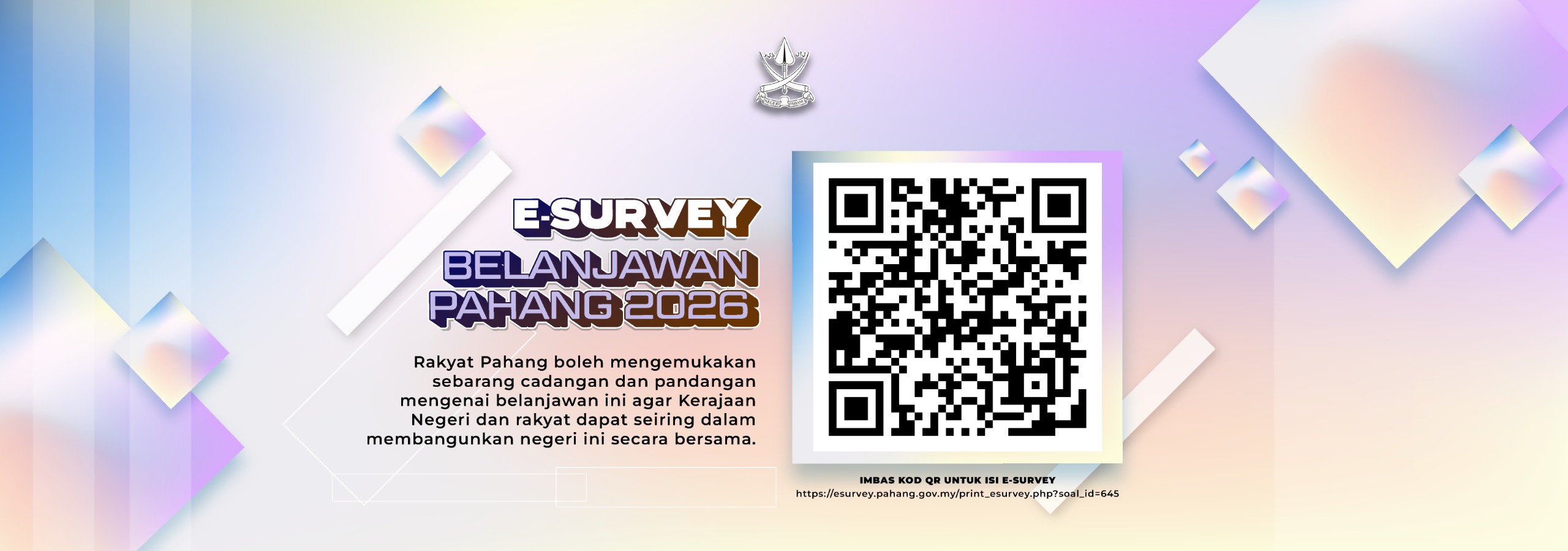 ESURVEY BELANJAWAN PAHANG 2026 