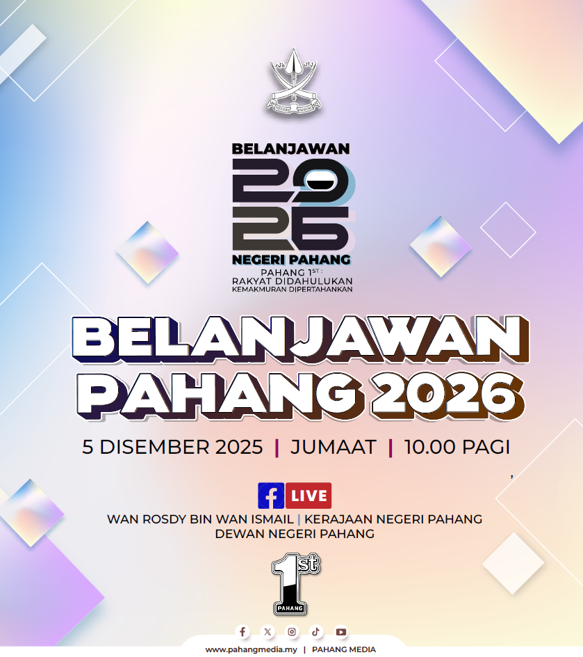 Infografik Belanjawan Negeri Pahang 2026